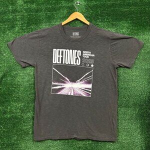 Deftones North American Tour Nu Metal Band T-Shirt Size Large